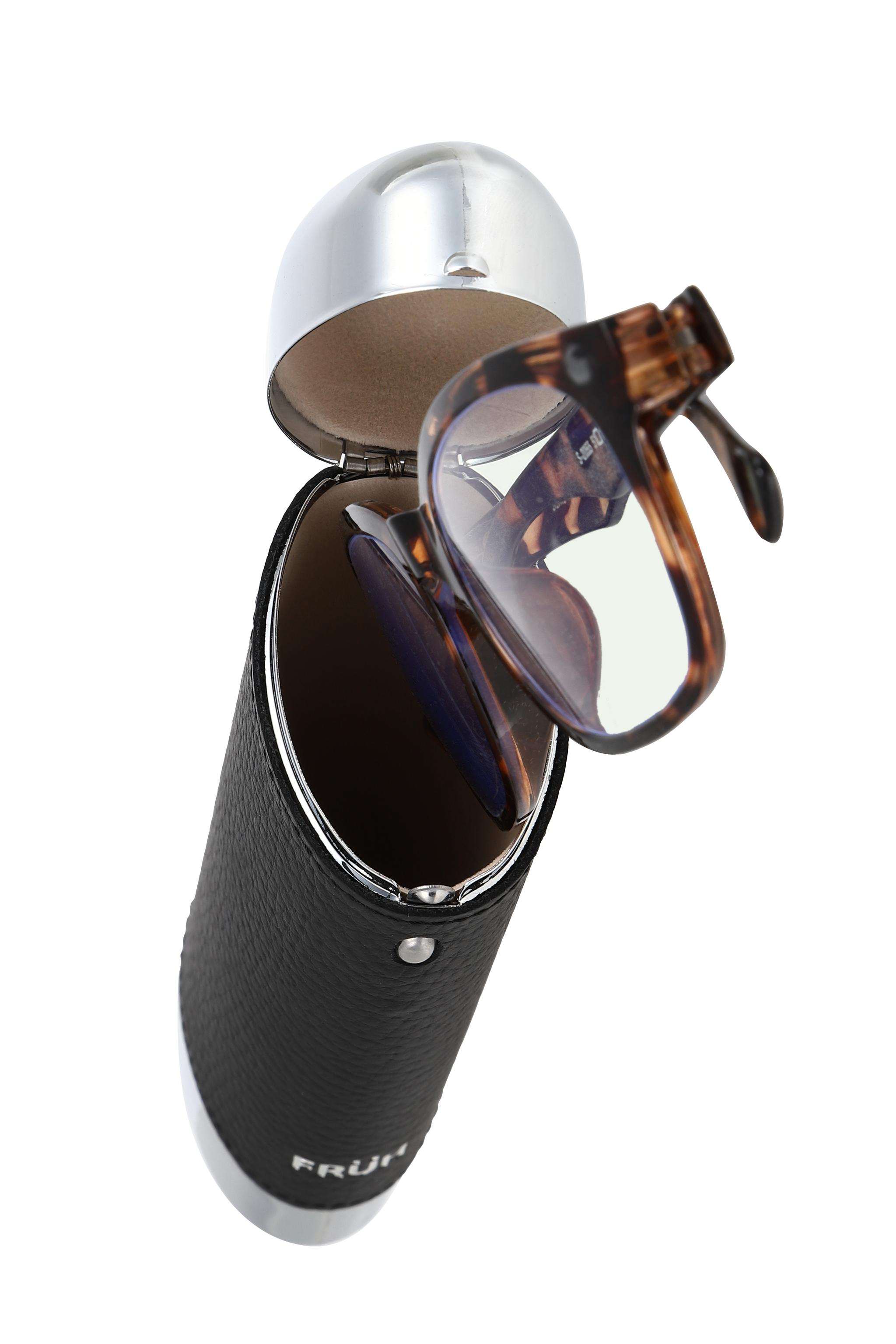 守る、魅せる、贈る。インテリア発想の革巻きメガネケース！ | 2枚目